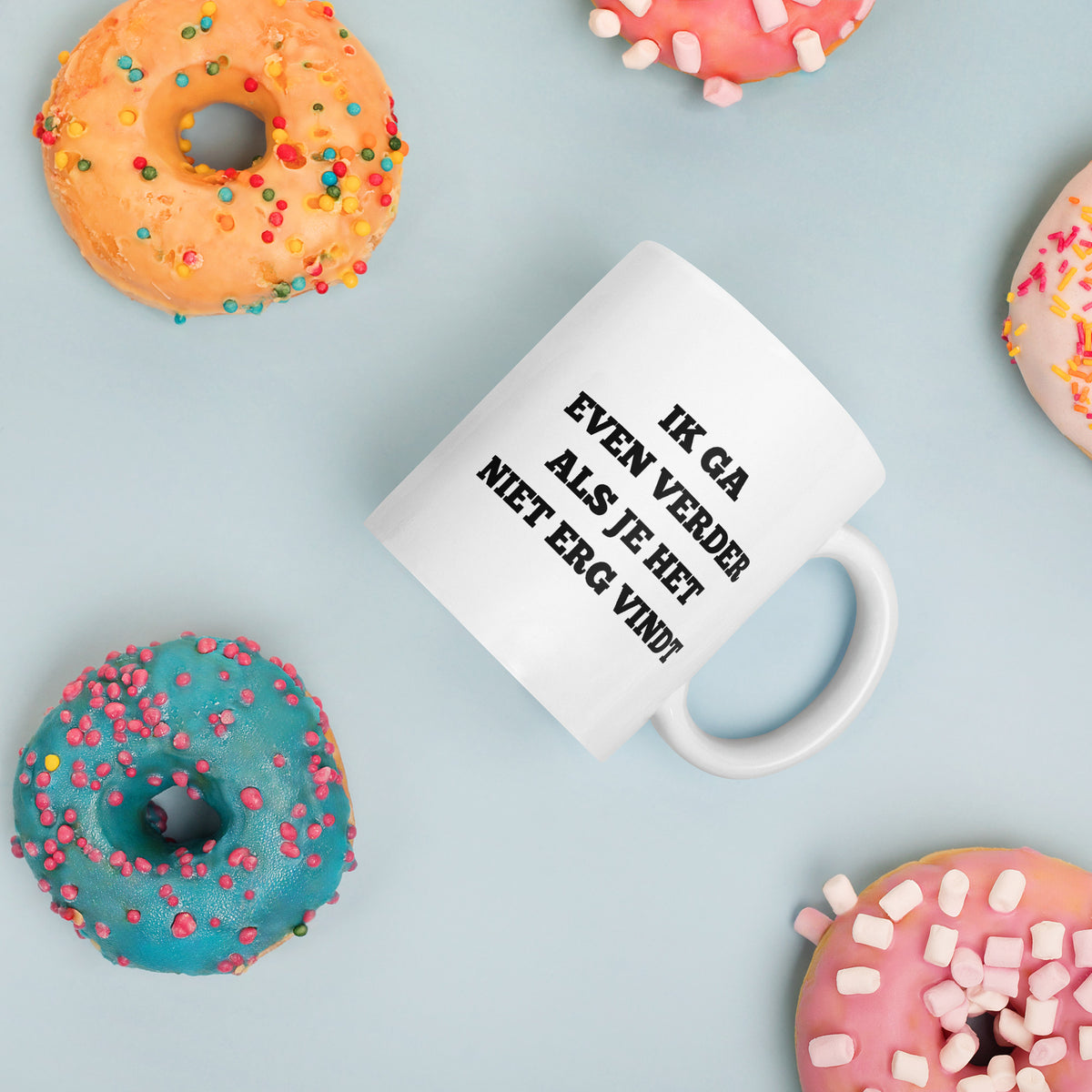 Koffie/theemok IK GA EVEN VERDER gratis verzending