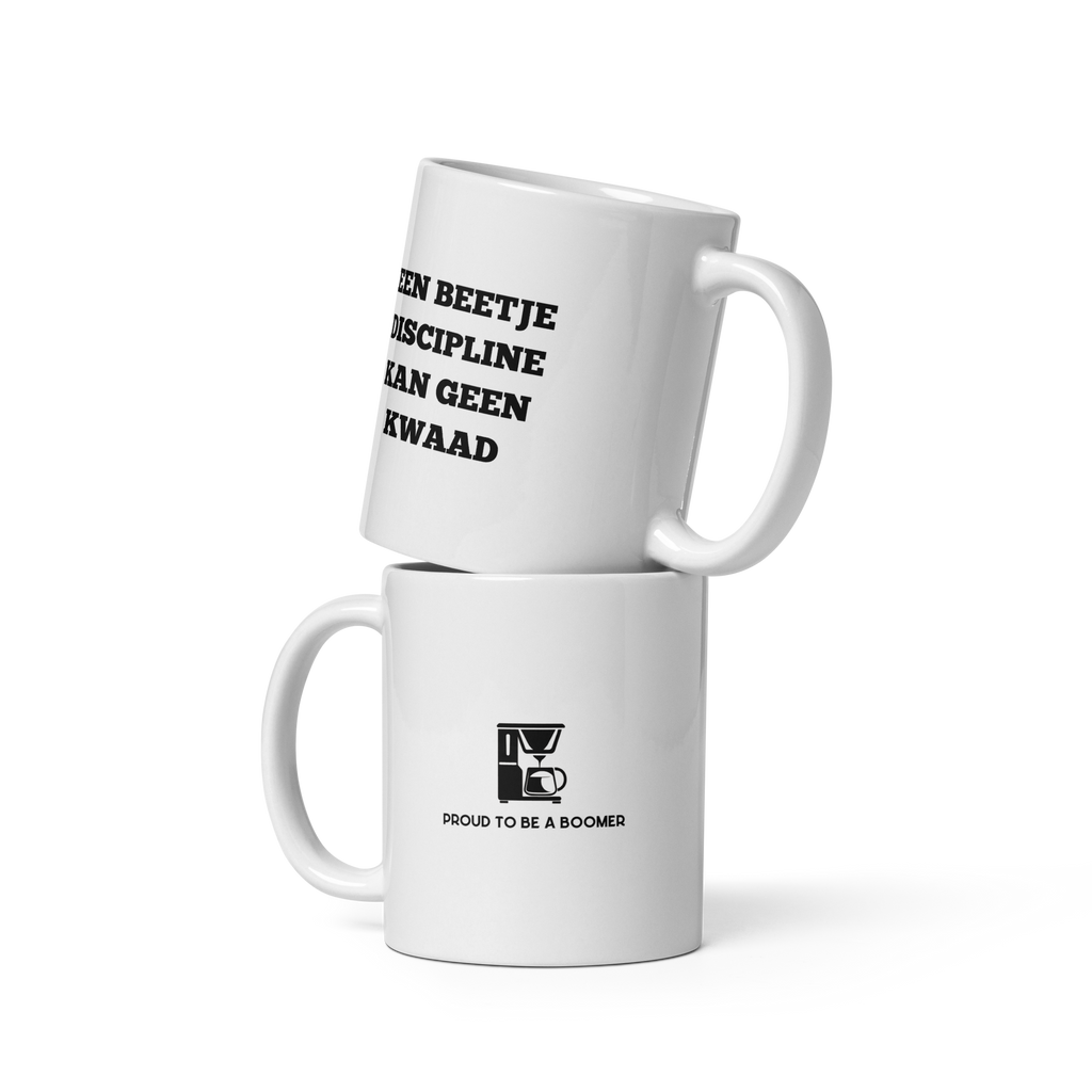 Koffie/theemok EEN BEETJE DISCIPLINE gratis verzending