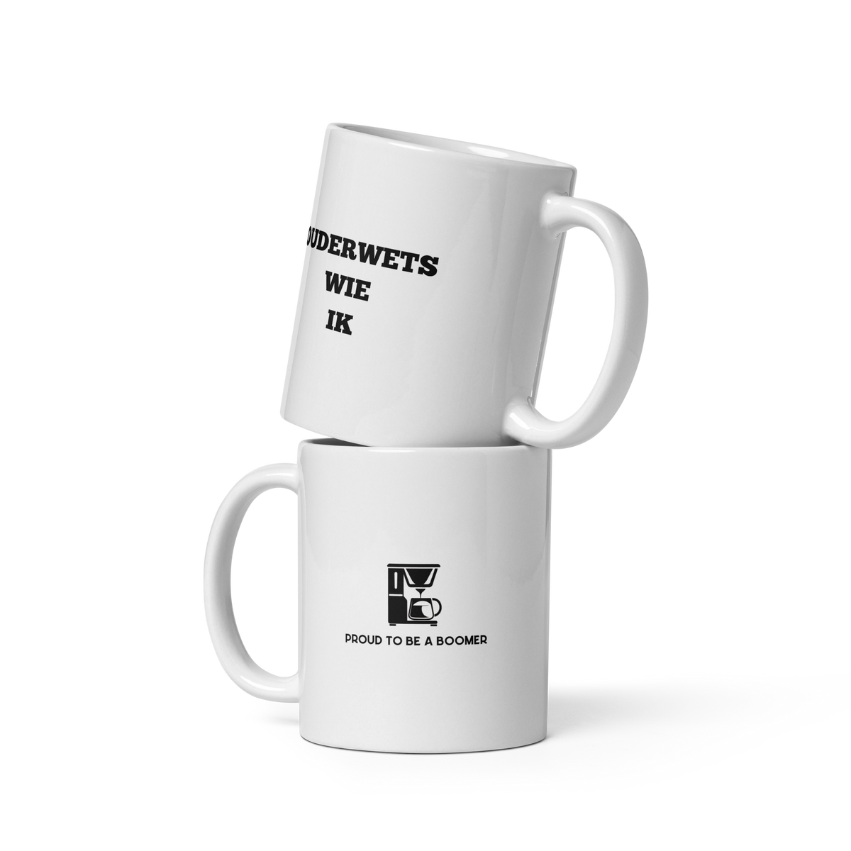 Koffie/theemok OUDERWETS WIE IK gratis verzending