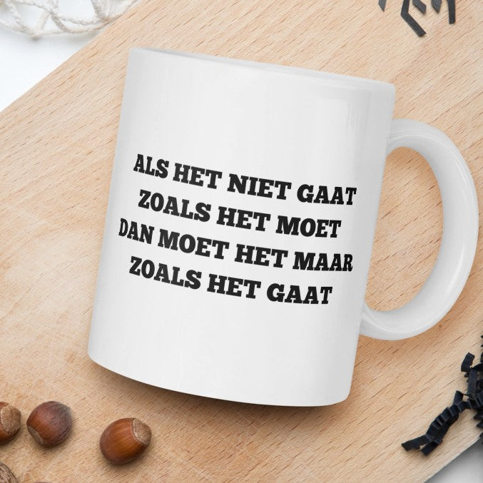 Koffie/theemok ALS HET NIET GAAT gratis verzending
