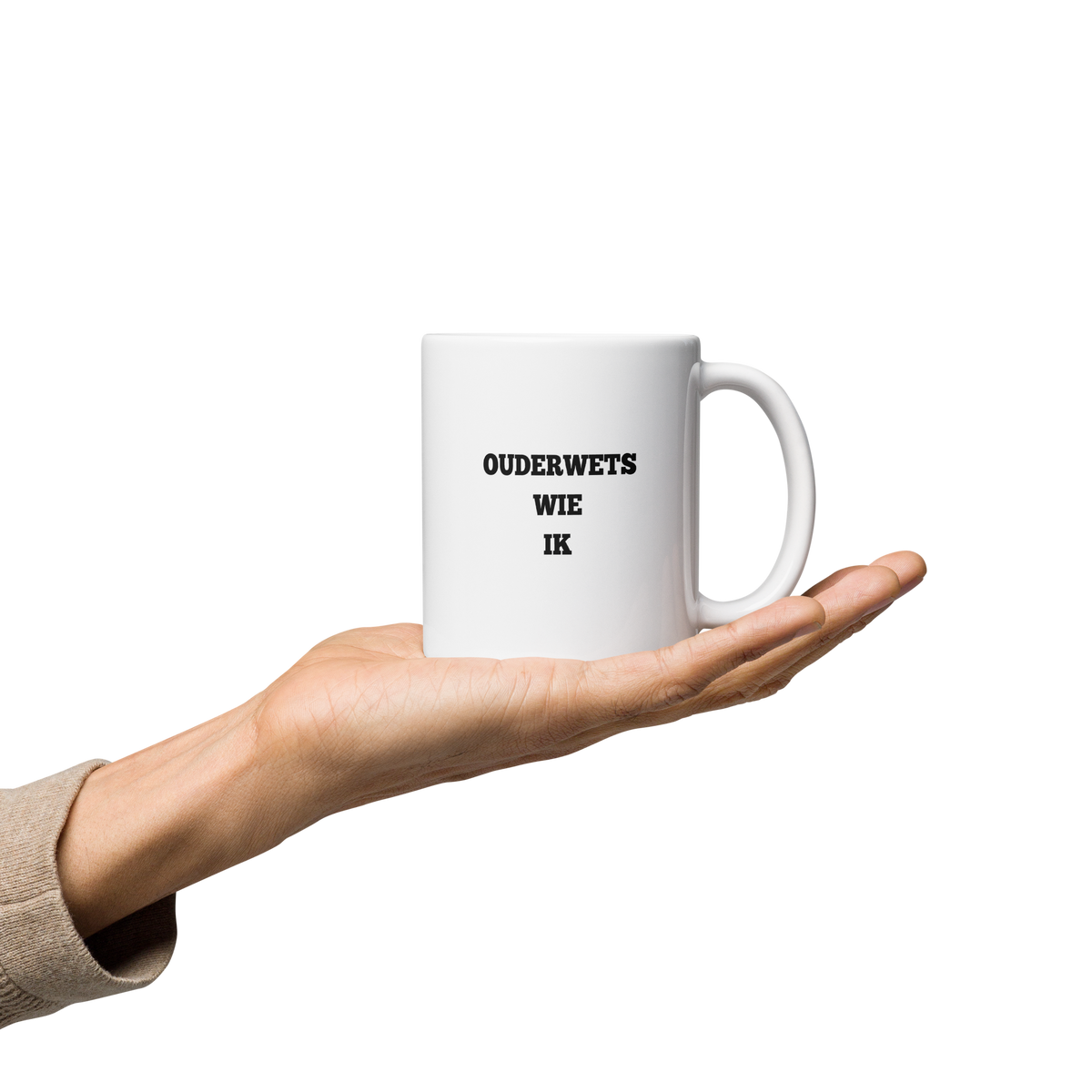 Koffie/theemok OUDERWETS WIE IK gratis verzending